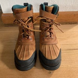 Ralph Lauren polo sport leather boots